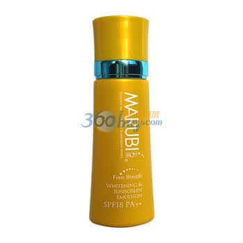 丸美MARUBI 金沙海蓝嫩白防晒乳SPF18PA++45ml