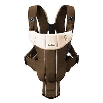 瑞典Babybjorn Active抱婴袋/婴儿背带/抱带/背带(3.5-12KG)运动系列 咖啡米白