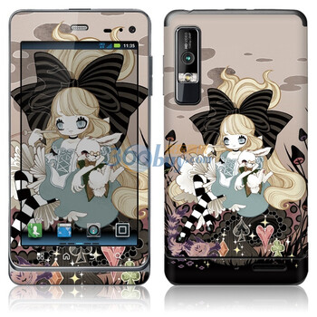 ideaSkin 摩托罗拉 ME863 /XT883/XT862/里程碑 3 黑暗中的爱丽丝 外壳保护套皮贴膜 BADC021876