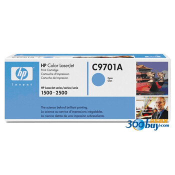 惠普（HP）LaserJet C9701A 青色硒鼓（适用 Color LaserJet 1500 2500）