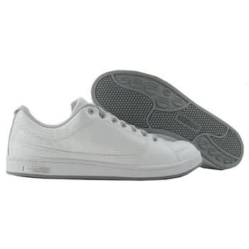 Adidas/阿迪达斯 三叶草 G10713 LINEAR CF 男士板鞋 白色 44.5