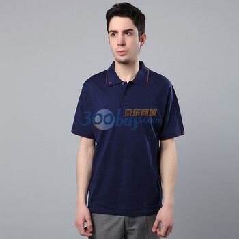芙兰克尼 Franck Namani 2012春夏新品航海风格男款T恤领短袖套衫 111FN12305 深藏青 XXXL