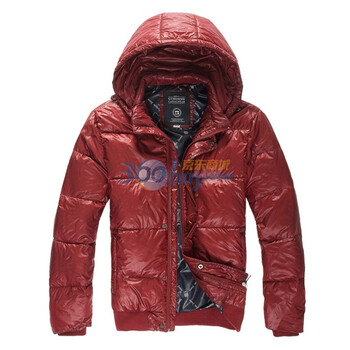 GTHOMME 韩版时尚连帽羽绒服 2263红色XXL/185