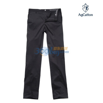 阿科登/agcatton新款普洗舒适标准商务西裤11219020 黑色001 180/86A(35)