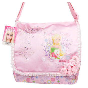 芭比/Barbie A272877 时尚侧背包/休闲生活包 粉色