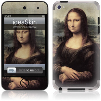 ideaSkin 苹果apple iPod Touch 4 蒙娜丽莎的微笑 外壳保护套贴膜炫彩贴 DAMC832100