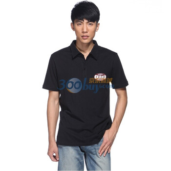 IZOD 2011新品纯棉翻领短袖百搭男士polo衫 3121913270200黑色系XXL(185/102A)