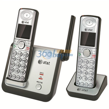 美国at&t CL81209 数字无绳 双子机 中英文菜单 彩屏显示