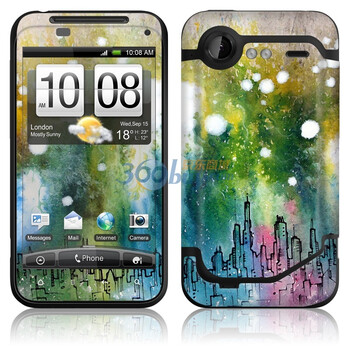 ideaSkin HTC Incredible S / G11 / 惊艳 / S710e 皮肤 城市之光 外壳保护套皮贴膜 DAVC342118