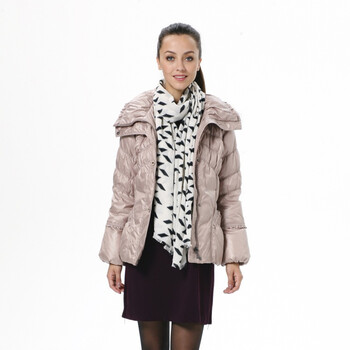 波司登 2011新款 羽绒服 女帽毛翻领修身时尚短款 BR2264 卡其色 185/104A(XXXL)