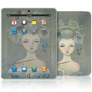 ideaSkin 苹果apple iPad 1代 艺伎花魁 外壳保护套贴膜 数码贴膜 美容贴纸 ENDABC742086