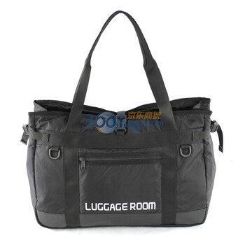行李房LuggageRoom 韩版单肩托特斜挎包LHB1106101 秋冬款 黑色 横款