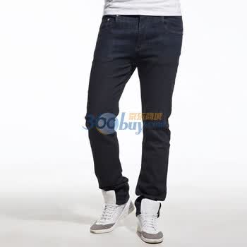 PEACEBIRD太平鸟牛仔裤82211145023纯蓝3XL