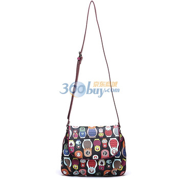 ELLE GIRL新品时尚高级PVC单肩斜挎女包G1084M16047RD红色