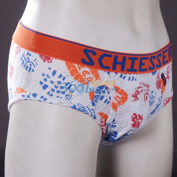 Schiesser舒雅 男士纯棉针织三角内裤(35-1566) 白色 XL