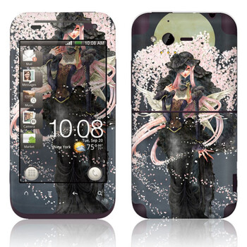 ideaSkin HTC G20/Rhyme/倾心/S510B 樱花“夜” 机身贴膜 手机贴纸 保护套 皮肤 DAEC061889