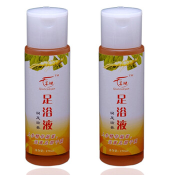 千草妍润足滋养足浴液(抑制脚粗糙脚开裂)170ml*2瓶