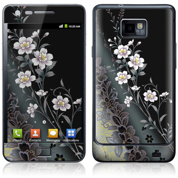 ideaSkin 三星 i9100/Galaxy S2/9103/9108/盖世兔 奢华花束 外壳保护套皮贴膜 DAUA010285