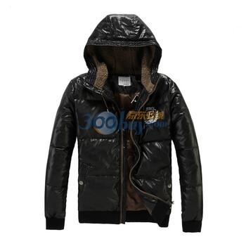 杉杉意丹奴男式短款羽绒服N717201黑色XL/180