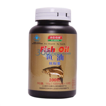 汤臣倍健牌 汤臣倍健鱼油软胶囊（买一赠一）1000mg/粒×100粒