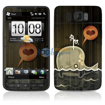 ideaSkin HTC HD2/T8585/T8588 鲸鱼的迷恋 外壳保护套皮贴膜 ENCISC352022