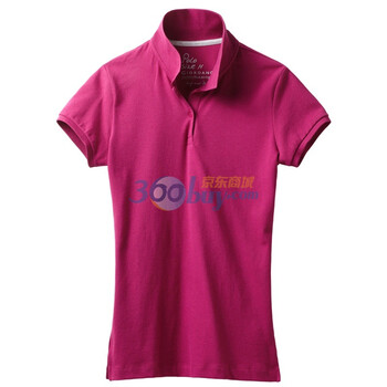 Giordano佐丹奴 Polo 女纤腰弹力粉嫩珠地Polo 01311001 热情的粉红 M