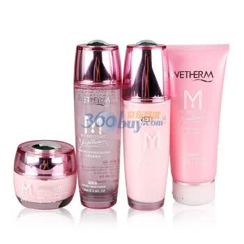 温碧泉WETHERM 立透白臻白凝润四件套 （洁面乳120g+养肤乳100g+柔肤水120m+雪肌霜l50g）