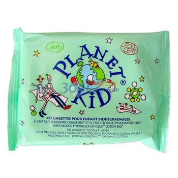 PLANT KID普兰昵婴儿湿纸巾(有机天然杏仁柔肤湿巾)40片