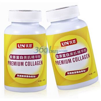 胶原蛋白 UN优恩 胶原蛋白 美肌精华粉100克*2 美白 水嫩保湿 套装
