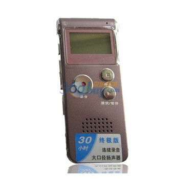 紫光电子（Uniscom）录音笔 U-60 4G 金属机身 30小时超长待机 MP3外放 酒红色