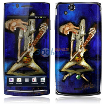 ideaSkin 索尼爱立信 XPERIA arc/ X12/LT15i/LT18i 年轻吉他手 外壳保护套皮贴膜 DBED022149