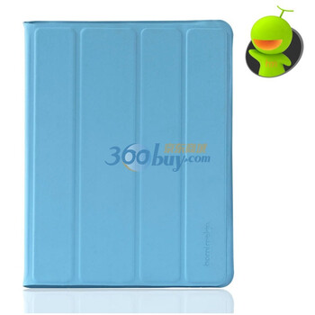 哈密瓜（hamimelon) HM8030 ipad2保护套 皮套 全套 全方位保护/多角度支架/智能休眠功能 天空蓝