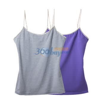 Giordano佐丹奴 内衣裤 女两件装百搭吊带背心 01240556 宝蓝色 XL