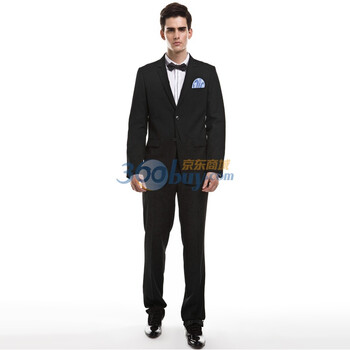 PEACEBIRD太平鸟秋季新品 男装套西80110315001 灰色 XXL