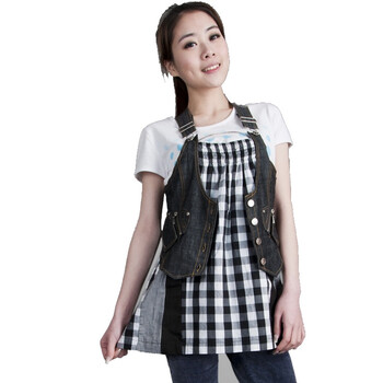 宝贝双星帅气女孩马甲702110 黑色 XL