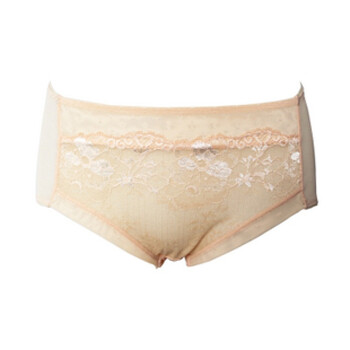 <em>水中花</em>女款中腰平角蕾丝内裤 无痕<em>短裤</em> 底裆全