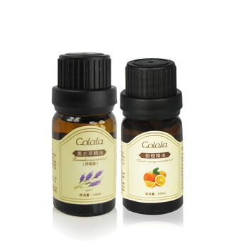 可拉拉薰衣草精油升级版10ML+可拉拉甜橙精油10ML 祛痘美白组合