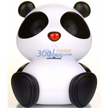 魔杰（MOGIC） Q31 熊猫卡通ipod/iphone专用音箱完美匹配 卡通苹果专用音箱 白色