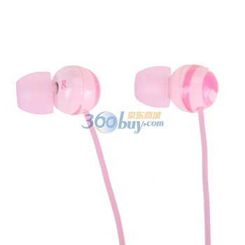 索尼（SONY） MDR-EX20LP 女性彩色入耳式耳机 樱桃粉