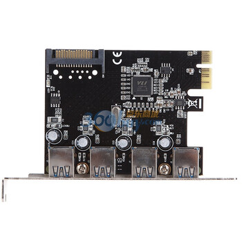魔羯 (MOGE) MC215 PCI-E(x1) USB3.0卡(4U) （转接4个USB3.0高速接口）