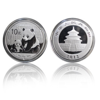中国2012年熊猫银币31g