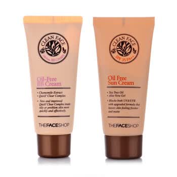 菲诗小铺 The face shop 速洁毛孔三重功效BB霜 35ml+无油防晒霜（SPF35_PA++）50ml