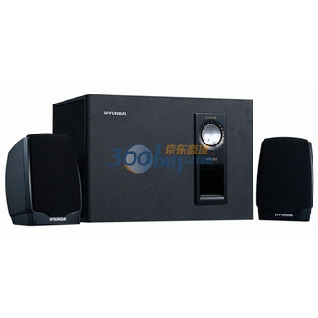 现代（HYUNDAI）HY-210支持DVD VCD ipod 电脑各种音源设备2.1音响 黑色