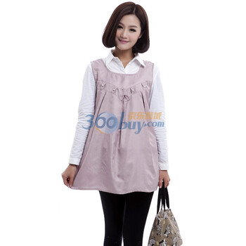 防辐射服新品 尤美彩银纤维防辐射孕妇装 Y360-1218 紫粉 均码