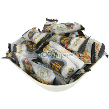 【鲜品屋】芝麻牛轧糖 手工牛轧糖 台湾风味 休闲零食 散称精包装268克*2袋