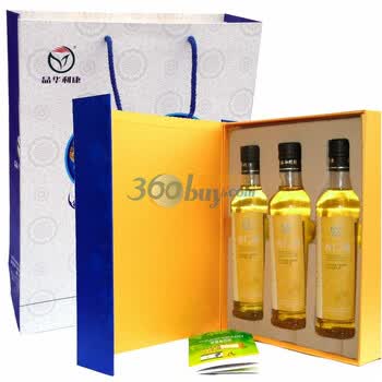 晶华利康高档杏仁油500ml*3礼盒