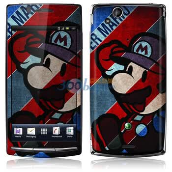 ideaSkin 索尼爱立信 XPERIA arc S / LT15i /LT18i/X12 复古马里奥 外壳保护套皮贴膜 DBEC211988