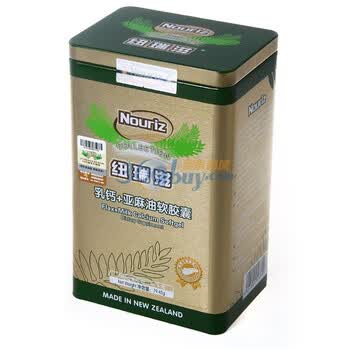 纽瑞滋乳钙+亚麻油软胶囊70粒(1135mg毫克/粒 *70粒)