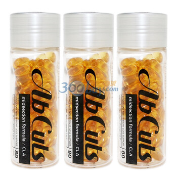 Metabolife(纤美) 收腹缩腰软胶囊80粒*3瓶-专减腰腹臀腿脂肪 美国进口减肥