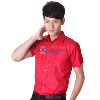 远东FAREAST 男士夏装商务休闲纯色短袖衬衫 K5067 44